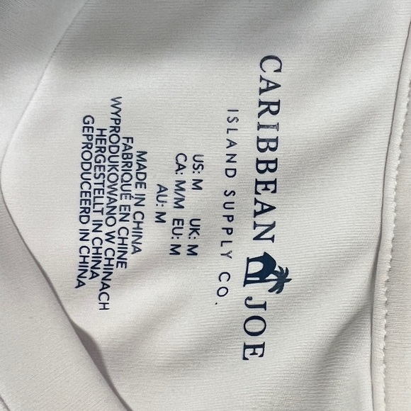 Caribbean Joe Men’s Swim Trunks Shorts & Fishing Camp Shirt Set / Size M UPF 50 - Picture 7 of 10